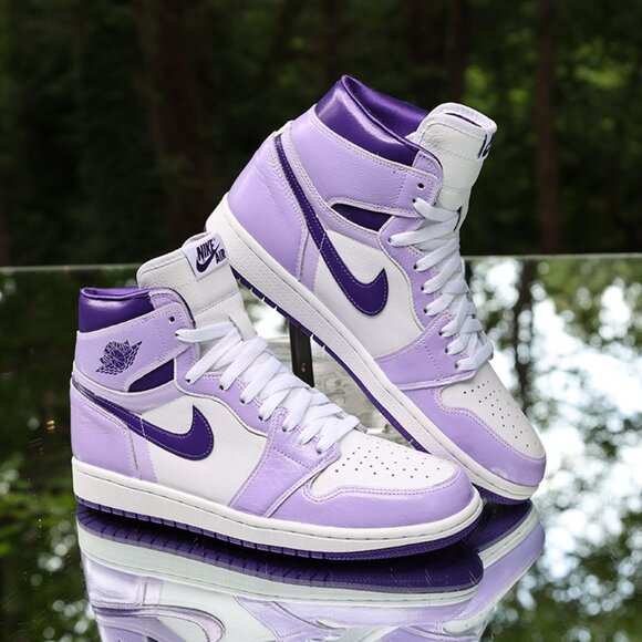 Air Jordan 1 Retro High OG Court Purple Custom - Picture 3 of 13